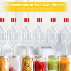 ONEBOM Fermentation Airlock 3 Pack, S Type Airlock Twin Bubble With Grommets For Wine Sauerkraut Making 15 ONEBOM Fermentation Airlock 3 Pack, S Type Airlock Twin Bubble With Grommets For Wine Sauerkraut Making -Peugeot Shop 516XZwyaQnL