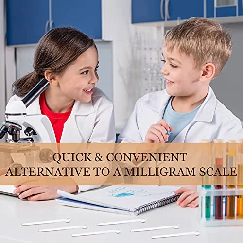 1/32 Teaspoon Micro Scoops 150 Milligram Mini Measuring Spoons Tiny Little Plastic Scoop For Measuring Cosmetics, Medicines, Powders, Glitter And Seasoning (White,16 Pieces) 5 1/32 Teaspoon Micro Scoops 150 Milligram Mini Measuring Spoons Tiny Little Plastic Scoop For Measuring Cosmetics, Medicines, Powders, Glitter And Seasoning (White,16 Pieces) - Image 5