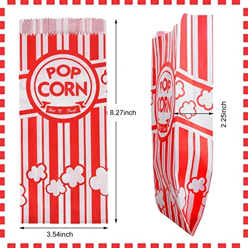 500 Pieces Paper Popcorn Bags, 1 Oz Popcorn Bags Individual Servings For Popcorn Machine Party, Pop Corn Bag Bulk 1 500 Pieces Paper Popcorn Bags, 1 Oz Popcorn Bags Individual Servings For Popcorn Machine Party, Pop Corn Bag Bulk