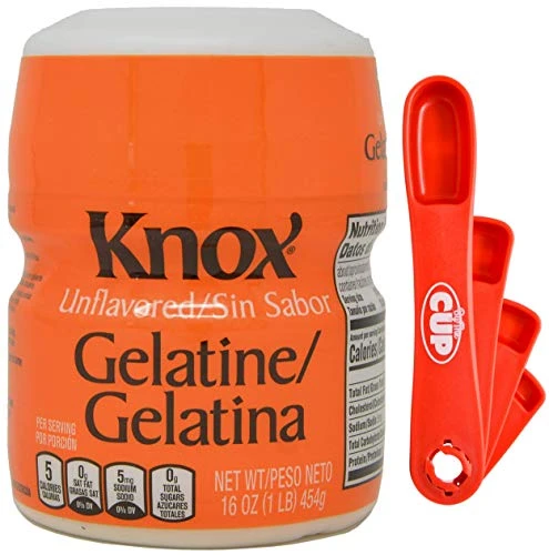 Swivel Measuring Spoons Bundle With Knox Unflavored Gelatine, 16 Oz (Pack Of 1) 1 Swivel Measuring Spoons Bundle With Knox Unflavored Gelatine, 16 Oz (Pack Of 1)