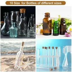 200 Pieces Corks For Bottles Cork Stoppers Wine Bottle Cork Stoppers Tapered Cork Plugs Wooden Tapered Cork Small Corks Replacement Corks For Wine Beer Bottle Glass Bottles DIY Craft 10 Sizes -Peugeot Shop 516tduIm9qL