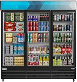 - MDR-2GD-35C 45" Commercial Glass 2 Door Display Refrigerator Merchandiser - Upright Beverage Cooler With LED Lighting - 35 Cu. Ft, Black 17 - MDR-2GD-35C 45" Commercial Glass 2 Door Display Refrigerator Merchandiser - Upright Beverage Cooler With LED Lighting - 35 Cu. Ft, Black -Peugeot Shop 516tws58n6L. AC