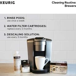 Keurig® Water Filter Refill Cartridges, Replacement Water Filter Cartridges, Compatible With 2.0 K-Cup Pod Coffee Makers, 2 Count -Peugeot Shop 517X8ObF3NL