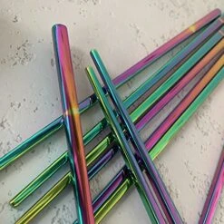 5pairs Polished Multicolor Rainbow 304 Stainless Steel Chopsticks Set,Metal Chopsticks Reusable, Dishwasher Safe, Traditional Chopstick,9.5inch 8 5pairs Polished Multicolor Rainbow 304 Stainless Steel Chopsticks Set,Metal Chopsticks Reusable, Dishwasher Safe, Traditional Chopstick,9.5inch -Peugeot Shop 517YIvmVAzL