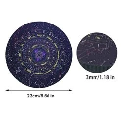 EMVANV Divination Board, 8.66inch Rubber Astrology Star Pendulum Mat For Divination Pendulum Pad Metaphysical Message Board, Starry Sk-y Rubber Pad For Divination Set(As Shown) 9 EMVANV Divination Board, 8.66inch Rubber Astrology Star Pendulum Mat For Divination Pendulum Pad Metaphysical Message Board, Starry Sk-y Rubber Pad For Divination Set(As Shown) -Peugeot Shop 517rqfDFDLL