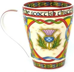 Scottish Thistle Celtic Print Mug -Peugeot Shop 517teottJ7L. AC