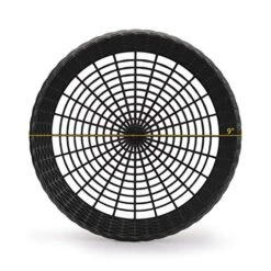 Fasmov 24 Pack 9" Paper Plate Holder, Reusable Plate Holder For Paper Plates, Woven Plastic Paper Plate Holder, Reusable Paper Plate Holder, Black