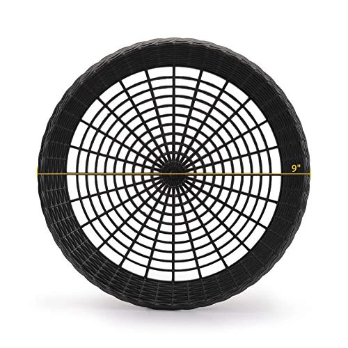 Fasmov 24 Pack 9" Paper Plate Holder, Reusable Plate Holder For Paper Plates, Woven Plastic Paper Plate Holder, Reusable Paper Plate Holder, Black 1 Fasmov 24 Pack 9" Paper Plate Holder, Reusable Plate Holder For Paper Plates, Woven Plastic Paper Plate Holder, Reusable Paper Plate Holder, Black