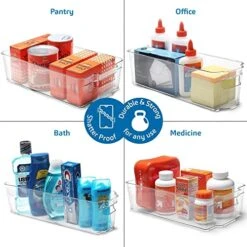 TorageBud Pantry Organization And Storage Bins - 9 Pieces Food Storage Containers - Clear Storage Bins For Fridge, Refrigerator & Kitchen Cabinet - BPA Free Freezer Organizer Bins -Peugeot Shop 518BcNOYLOL