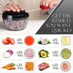 Ourokhome Salad Spinner Lettuce Dryer And Vegetable Chopper, Manual Food Processor And Durable Rotary Veggie Washer With Compact Bowl And Colander 9 Ourokhome Salad Spinner Lettuce Dryer And Vegetable Chopper, Manual Food Processor And Durable Rotary Veggie Washer With Compact Bowl And Colander -Peugeot Shop 518HFj867aL