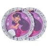 24 Counts Selena Party Plates For Girls Plates Birthday Plate 7 Inches, Cake Paper Dessert Set Birthday Party Supplies Decors