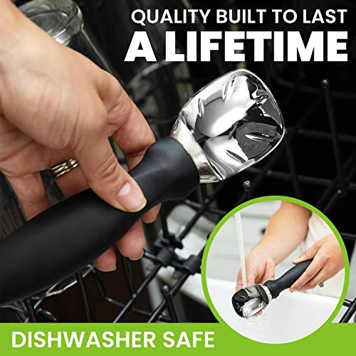 Ice Cream Scoop With Comfortable Handle, Black 5 Ice Cream Scoop With Comfortable Handle, Black - Image 5