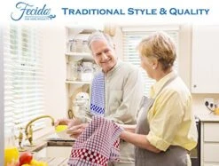 Classic Dark Kitchen Dish Towels With Hanging Loop - Heavy Duty Absorbent Dish Clothes - European Made 100% Cotton Tea Towels - Set Of 4, Red 18 Classic Dark Kitchen Dish Towels With Hanging Loop - Heavy Duty Absorbent Dish Clothes - European Made 100% Cotton Tea Towels - Set Of 4, Red -Peugeot Shop 518l6wBuitL