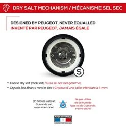 Peugeot U'select Salt Mill, 5 Inch, Black Lacquer 8 Peugeot U'select Salt Mill, 5 Inch, Black Lacquer -Peugeot Shop 518qSMAGSSL