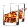 Father's Day Gifts For Dad, Whiskey Glasses, Bullet Whiskey Glasses Set Of 2 .308 Bullet Glasses, Old Fashioned Whiskey Glass Set Whiskey Gift Idea For Men For Whisky, Scotch, Bourbon - 10 Oz