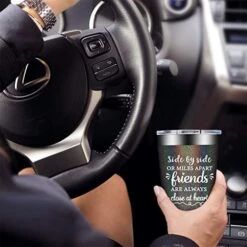 Best Friend Gift For Women - Friendship Gifts - Funny Birthday For Friends, Bff, Friend Female, Teen Girls - 20oz Vacuum Insulated Tumbler -Peugeot Shop 518uapmQFmL