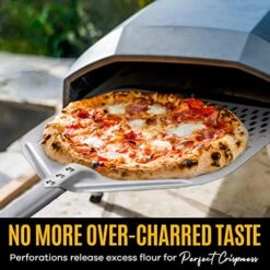 Perforated Pizza Peel 12 Inch – Professional Metal Pizza Peel With Beveled Edge For Smooth Sliding – 27”-Long Aluminum Pizza Paddle W/Insulated Anti-Slip Grip – Pizza Oven Accessories 9 Perforated Pizza Peel 12 Inch – Professional Metal Pizza Peel With Beveled Edge For Smooth Sliding – 27”-Long Aluminum Pizza Paddle W/Insulated Anti-Slip Grip – Pizza Oven Accessories -Peugeot Shop 518zIra5UhL
