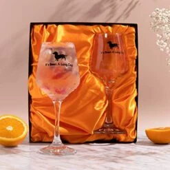 Dachshund Gifts Set With 2 Dachshund Wine Glasses And Weenie Dog Ice Cube Tray, Perfect For The Weiner Dog Lover - Gift Box (Black) 8 Dachshund Gifts Set With 2 Dachshund Wine Glasses And Weenie Dog Ice Cube Tray, Perfect For The Weiner Dog Lover - Gift Box (Black) -Peugeot Shop 519AX5othsL