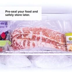 Rolls Vacuum Sealer Bags, One Size, Clear,ANVR01 7 Rolls Vacuum Sealer Bags, One Size, Clear,ANVR01 -Peugeot Shop 519RyWYS2bL