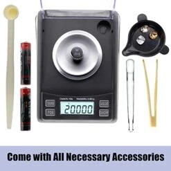 Digital Milligram Scale 50/0.001 G, High Precision Jewelry Scale With 20g Cal Weight, Scoop, Powder Pan And Tweezers For Powder Medicine, Reloading(Batteries Included) 7 Digital Milligram Scale 50/0.001 G, High Precision Jewelry Scale With 20g Cal Weight, Scoop, Powder Pan And Tweezers For Powder Medicine, Reloading(Batteries Included) -Peugeot Shop 519eDfnBiqL