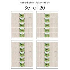 Woodland Creatures - Baby Shower Or Birthday Party Water Bottle Sticker Labels - Set Of 20 -Peugeot Shop 519yA1JrzQL