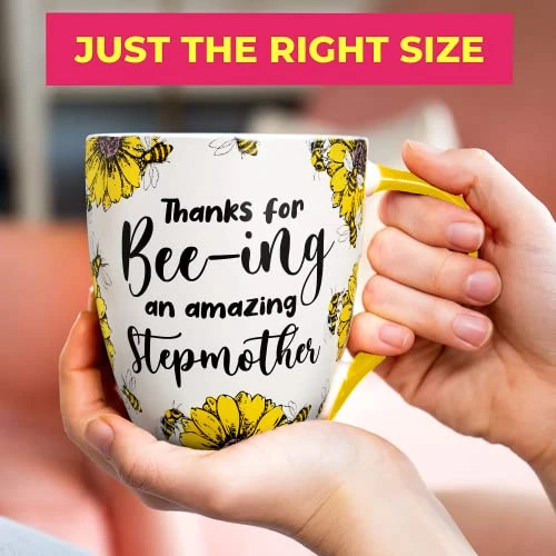 : Stepmom Gifts And Stepmother Gifts, Stepmom Mug And Stepmom Coffee Mug, Bee Gifts For Women, Bonus Mom Gifts And Bonus Mom Mug, Birthday Gits For Stepmom 2 : Stepmom Gifts And Stepmother Gifts, Stepmom Mug And Stepmom Coffee Mug, Bee Gifts For Women, Bonus Mom Gifts And Bonus Mom Mug, Birthday Gits For Stepmom - Image 2