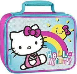 HELLO KITTY Standard Lunch Box Pink/Blue