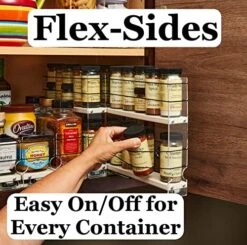 Vertical Spice - 22x2x11 DC - Spice Rack - Fits Narrow Space W/2 Drawers & 2 Tiers - 20 Spice Capacity - Easy Install - Size: 4.6" Wide X 10.75" Tall X 10.6" Depth - Made In USA 9 Vertical Spice - 22x2x11 DC - Spice Rack - Fits Narrow Space W/2 Drawers & 2 Tiers - 20 Spice Capacity - Easy Install - Size: 4.6" Wide X 10.75" Tall X 10.6" Depth - Made In USA -Peugeot Shop 51ARgLNO9jL