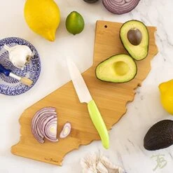 Totally Bamboo Destination California State Shaped Serving And Cutting Board, Includes Hang Tie For Wall Display 7 Totally Bamboo Destination California State Shaped Serving And Cutting Board, Includes Hang Tie For Wall Display -Peugeot Shop 51ASkOcmrsS