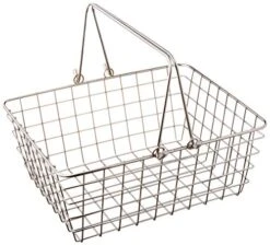 Wire Storage Basket, Medium, Chrome (43270)