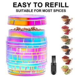 GENERIC Der 2.5 Inch Herb Grinder Rainbow -Peugeot Shop 51AowQxbGFL