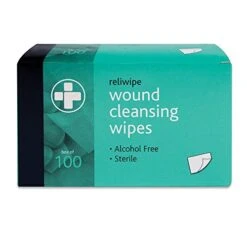 Reliance Medical Reliwipe Sterile Wound Cleansing Wipes - Pack Of 100