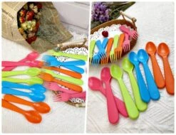 16 Pcs Kids Forks And Spoons Set, Plastic Toddler Utensils Kids Silverware Set With Bright Colors, Reusable Durable Flatware Set For Lunch Box, Easy To Use Both For Kids Or Adults, BPA Free 11 16 Pcs Kids Forks And Spoons Set, Plastic Toddler Utensils Kids Silverware Set With Bright Colors, Reusable Durable Flatware Set For Lunch Box, Easy To Use Both For Kids Or Adults, BPA Free -Peugeot Shop 51B04GgkSHL