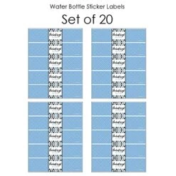 Big Dot Of Happiness Light Blue Graduation Party Water Bottle Sticker Labels - Set Of 20 -Peugeot Shop 51BOqpQLX3L
