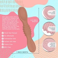 Licone Baby Spoons First Stage Infant Feeding Spoon For Baby Led Weaning BPA Lead Phthalate And Plastic Free, Great Gift Set -Peugeot Shop 51BcYHaZFgL