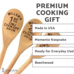 Ustom Engraved 14in Chili Cook Off Wood Spoon Prizes (Set Of 3) -Peugeot Shop 51BczoWXGPL