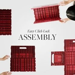 3-Pack Weinbox Crates Wine Storage | Stores Up To 36 Bottles | Color: Burgundy 15 3-Pack Weinbox Crates Wine Storage | Stores Up To 36 Bottles | Color: Burgundy -Peugeot Shop 51Bj8ZT9TQL