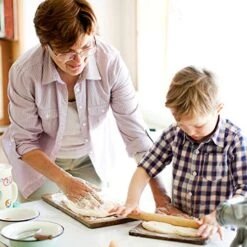 French Rolling Pin (18 Inches) –WoodenRoll Pin For Fondant, Pie Crust, Cookie, Pastry, Dough –Tapered Design & Smooth Construction - Essential Kitchen Utensil -Peugeot Shop 51BpbLVaAML