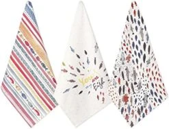 Kitchen Towels With Hanging Loop, Set Of 3-100% Cotton Kitchen Towels And Dishcloths Sets, Kitchen Hand Towels For Home, Farmhouse Dish Towels Or Tea Towels, 20 X 26 Inches (Luna Rosa) -Peugeot Shop 51BrieCXYtL. AC