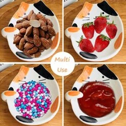 Cat Spoon Rests For Kitchen Counter, Ceramic Spoon Holder For Stove Top, Utensil Coffee Spoon Rest, Kawaii Kitchen Accessories & Ring Dish Decor - Jewelry Tray & Spoon Rest For Tableware Table Food -Peugeot Shop 51BwfAhsdML