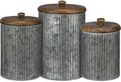By Kathy Farmhouse Galvanized Wire Bins, Set Of 3, Vertical -Peugeot Shop 51C0vC4dRGL. AC