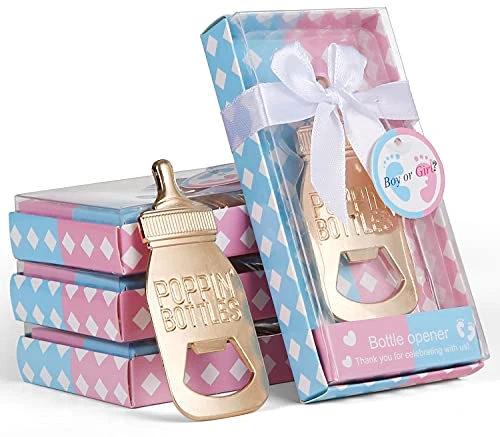 Pack Of 12 Poppin Bottle Bottle Openers For Gender Reveal Favors/Souvenirs,Boy Or Girl Baby Shower Or Gender Reveal Party Decoration Supplies,Neutral Reveal Party Decor Keepsake Supplies 1 Pack Of 12 Poppin Bottle Bottle Openers For Gender Reveal Favors/Souvenirs,Boy Or Girl Baby Shower Or Gender Reveal Party Decoration Supplies,Neutral Reveal Party Decor Keepsake Supplies