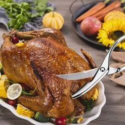 Kitchen Scissors Poultry Shears Stainless Steel Kitchen Shear Ultra Sharp Food Scissors For Bone, Chicken, Meat, Fish, Seafood, BBQ,Vegetables -Peugeot Shop 51CEtppJY8L