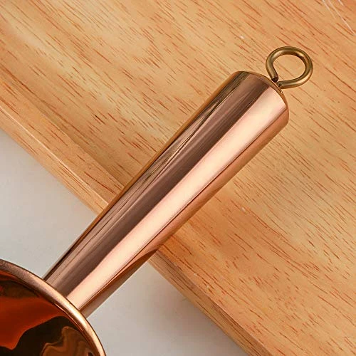 Stainless Steel Ice Scoop, Thickened Metal Food Candy Scoop For Kitchen Bar Party Wedding, Heavy Duty, Mirror Finish - Rose Gold 2 Stainless Steel Ice Scoop, Thickened Metal Food Candy Scoop For Kitchen Bar Party Wedding, Heavy Duty, Mirror Finish - Rose Gold - Image 2