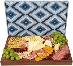 Large Edge Grain Walnut Cutting Board With Juice Groove By Kurouto -17x11 - Made In USA -Peugeot Shop 51CMH9XKYXL. AC