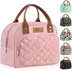 HOMESPON Lunch Bag For Woman Man Insulated Lunch Box Tote Bag For Work Picnic Or Travel -Peugeot Shop 51CN8hZYktL. AC