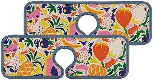 15" Microfiber Cloth Kitchen Faucet Absorbent Mat Splash Guard Drip Water Catcher Countertop Drying Protector Pads Faucet Behind For Bedroom Farmhouse Trendy Bright Colors Of Summer Fruits 11 15" Microfiber Cloth Kitchen Faucet Absorbent Mat Splash Guard Drip Water Catcher Countertop Drying Protector Pads Faucet Behind For Bedroom Farmhouse Trendy Bright Colors Of Summer Fruits - Image 11