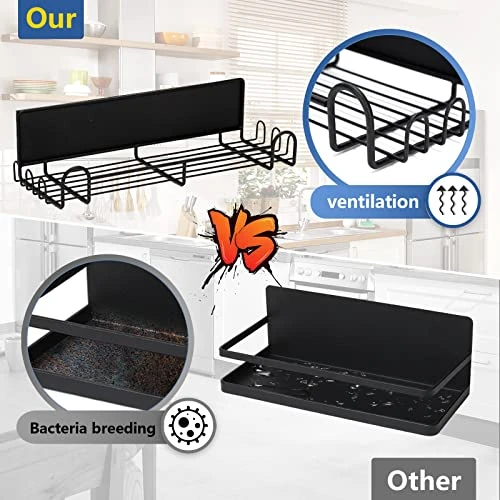 YGMMGY Magnetic Spice Rack Organizer, Spice Organizer Magnetic Shelf, Magnetic Spice Rack For Refrigerator 6 YGMMGY Magnetic Spice Rack Organizer, Spice Organizer Magnetic Shelf, Magnetic Spice Rack For Refrigerator - Image 6