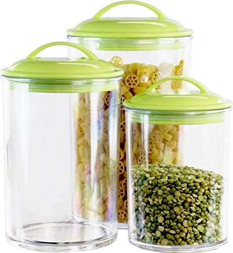 Calypso Basics By Reston Lloyd Acrylic Storage Canisters, Set Of 3, Lemon 15 Calypso Basics By Reston Lloyd Acrylic Storage Canisters, Set Of 3, Lemon - Image 15