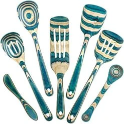 Ique Mykonos Collection 2 Piece Cooking Utensil Set, Spurtle & Measuring Spoon -Peugeot Shop 51CnqVFoiLL. AC 1
